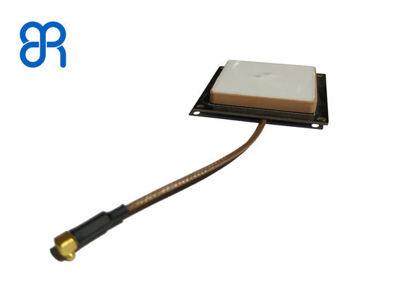 آنتن سرامیکی UHF RFID سفید 902-928 مگاهرتز برای کانکتور SMA خواننده دستی RFID